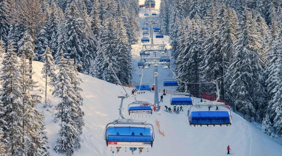 Skigebiet Ofterschwang-Gunzersied - Gipfel 6er © Tourismus Hörnerdörfer, ProVisionMedia