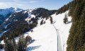 Winterwanderweg zum Berghaus Schwaben in Bolsterlang © Tourismus Hörnerdörfer, F. Kjer
