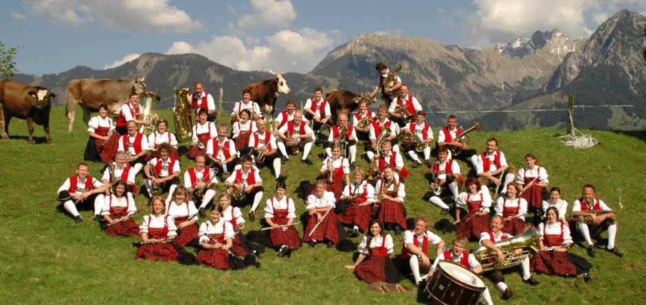 Blasmusik vom Feinsten hört man bei den Konzert... © Musikkapelle Fischen