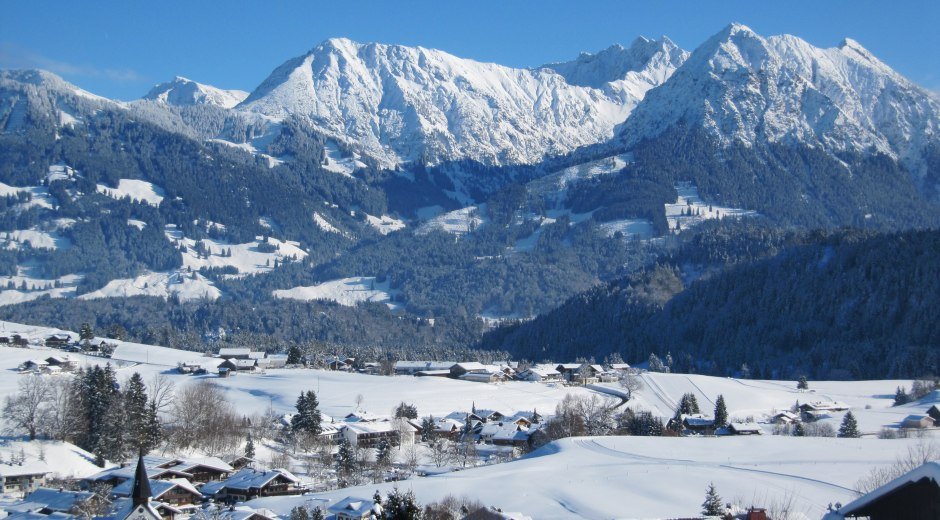 Winter in Obermaiselstein © Tourismus Hörnerdörfer, MA