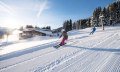 Skifahrer an der Hörnerbahn Bolsterlang © Tourismus Hörnerdörfer, F. Kjer