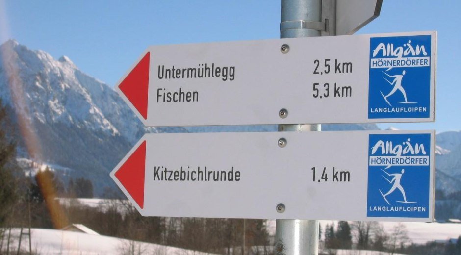 Kitzebichl Loipe - Langlaufen in Bolsterlang