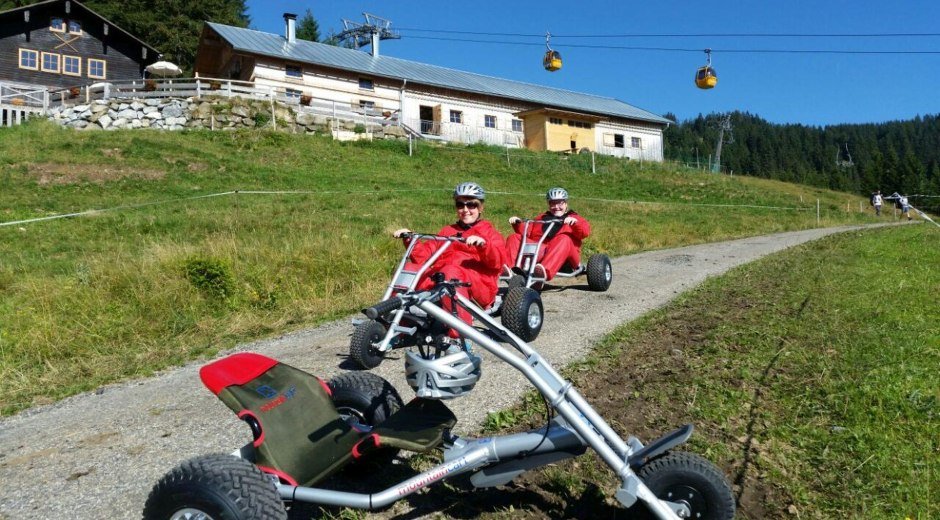 Mountaincart fahren an der Hörnerbahn © Tourismus Hörnerdörfer
