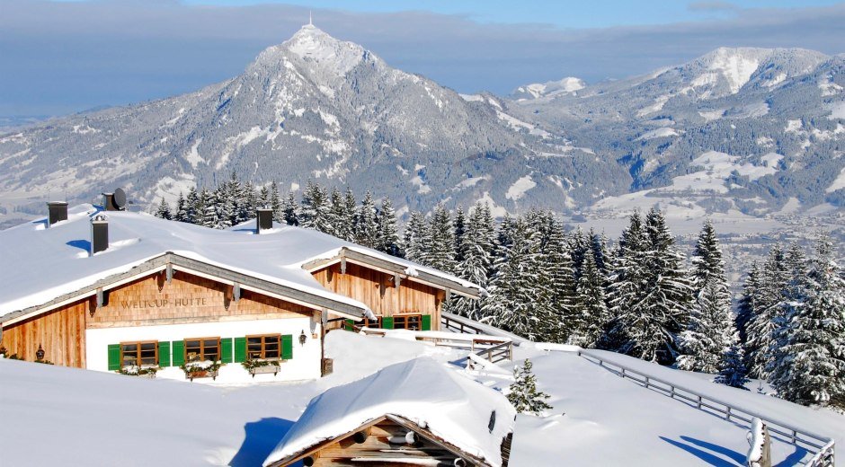 Weltcup Hütte in Ofterschwang im Allgäu © Tourismus Hörnerdörfer, S. Bruckmeier