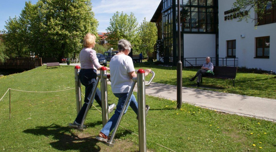 Der Generationenpark direkt am Kurhaus © Tourismus Hörnerdörfer GmbH