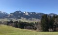 Aussicht auf Bolsterlang und die Hörnerkette © Tourismus Hörnerdörfer, L. Renn