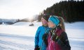 Abendstunden genießen beim Langlaufen - Sonnenalp Loipe - Ofterschwang © Tourismus Hörnerdörfer, F. Kjer