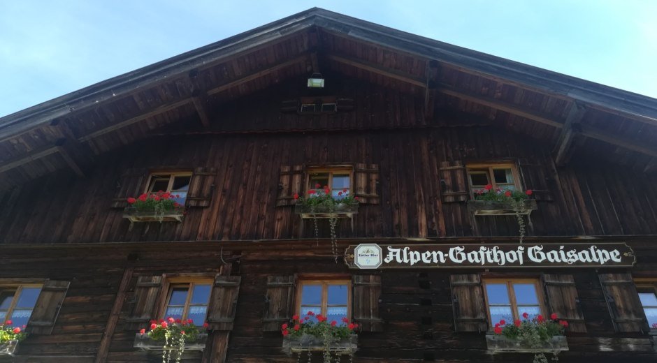 Alpen-Gasthof Gaisalpe - lohnenswertes Ziel © Tourismus Hörnerdörfer GmbH