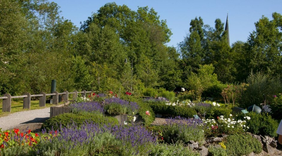Kräutergarten im Kurpark in Fischen im Allgäu © Tourismus Hörnerdörfer_G.Eichholzer