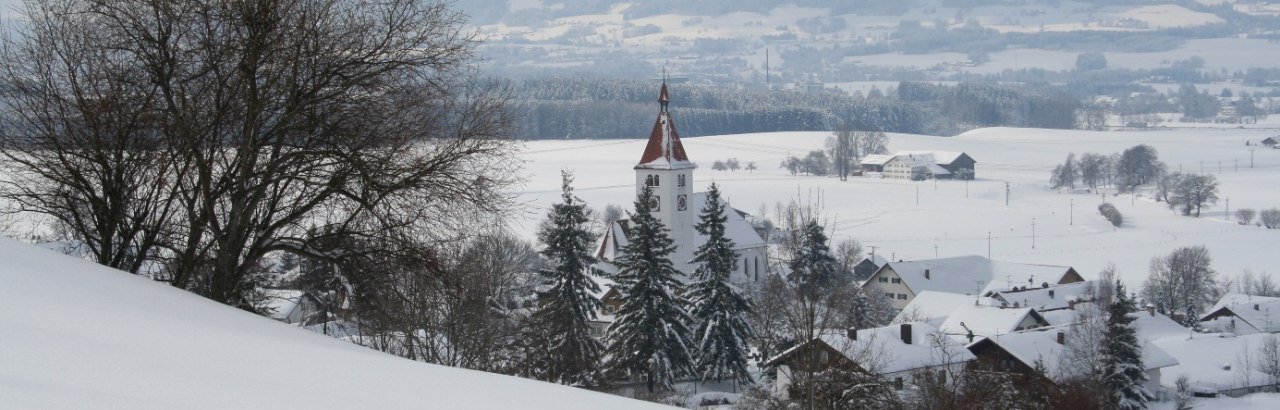 Haldenwang im Winter © Gemeinde Haldenwang