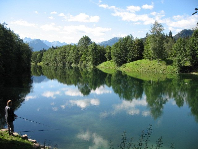 Angeler am Auwaldsee © Tourismus Hörnerdörfer GmbH