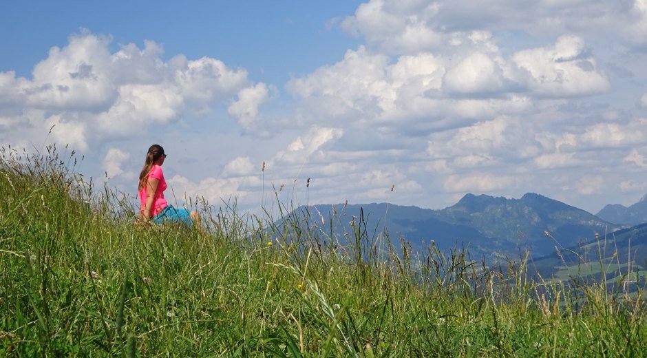 Wanderer in Bolsterlang © Tourismus Hörnerdörfer, S. Salzberger