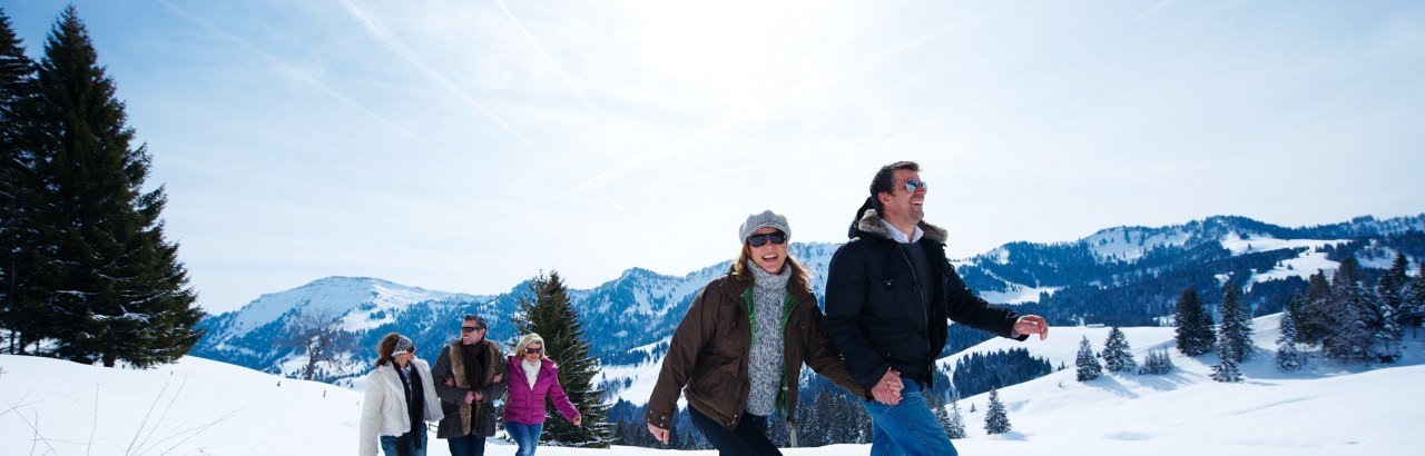 Winterwandern in Oberstaufen © Oberstaufen Tourismus Marketing GmbH