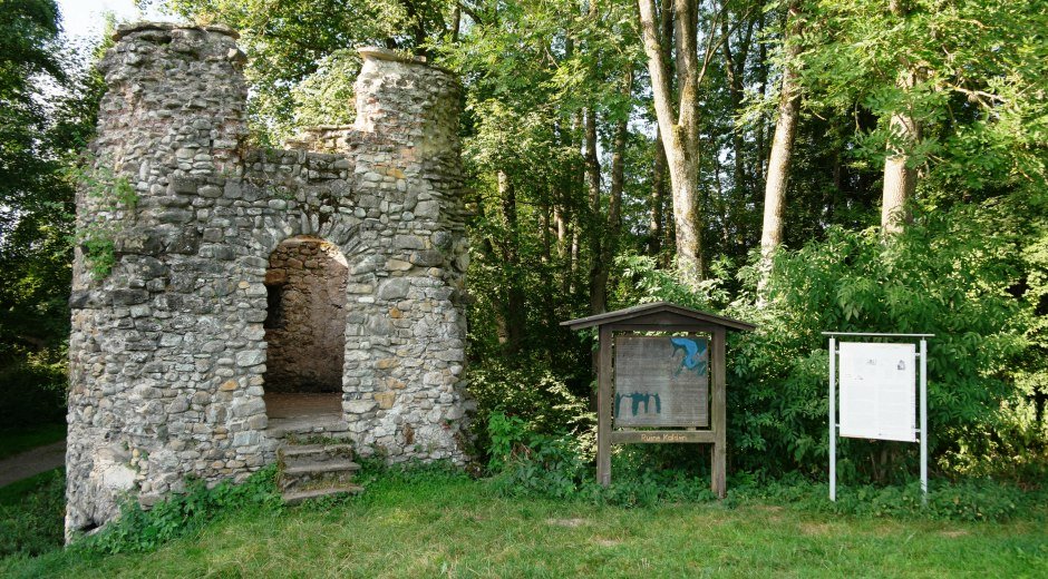 Burgruine Kalden am Illerradweg bei Altusried © Reinhard Walk