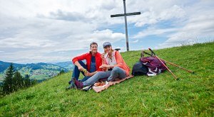 Pause am Hündle-Gipfel © Oberstaufen Tourismus Marketing GmbH