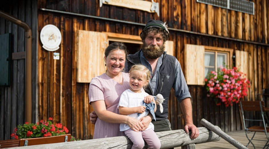 Hirten auf der Alpe Familie Körbe © Tourismus Hörnerdörfer GmbH