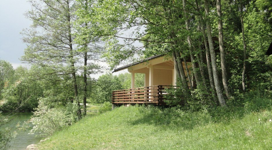 Klimapavillon am Auwaldsee © Tourismus Hörnerdörfer, H. Besler