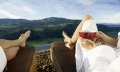 Erholung mit Blick auf die Allgäuer Berge © Allgäu GmbH