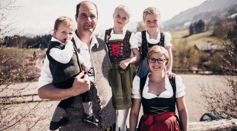 Familie Schmid von der Schlitte Hitte im Allgäu © Schlitte Hitte