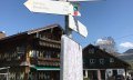 Wegweiser Richtung Fischen, Berg