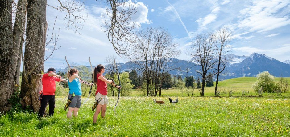 Im 3-D-Parcours in den Hörnerdörfern kann man s... © Tourismus Hörnerdörfer, ProVisionMedia