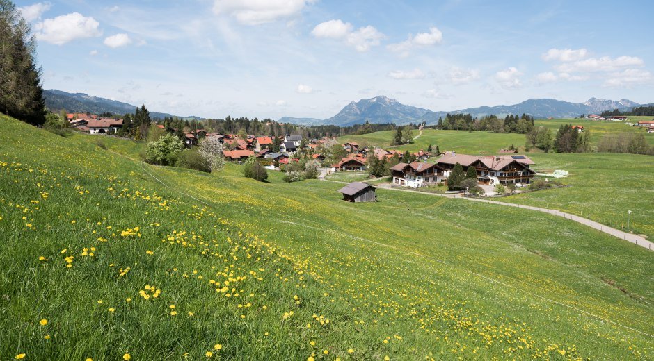 Blick auf Obermaiselstein © Tourismus Hörnerdörfer, F. Kjer