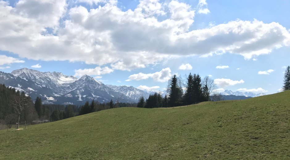 Blick Richtung Oberstdorfer Berge © Tourismus Hörnerdörfer, L. Renn
