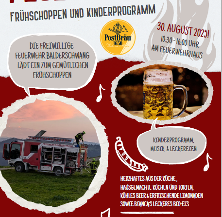 Plakat Feuerwehrfest © Tourismus Hörnerdörfer
