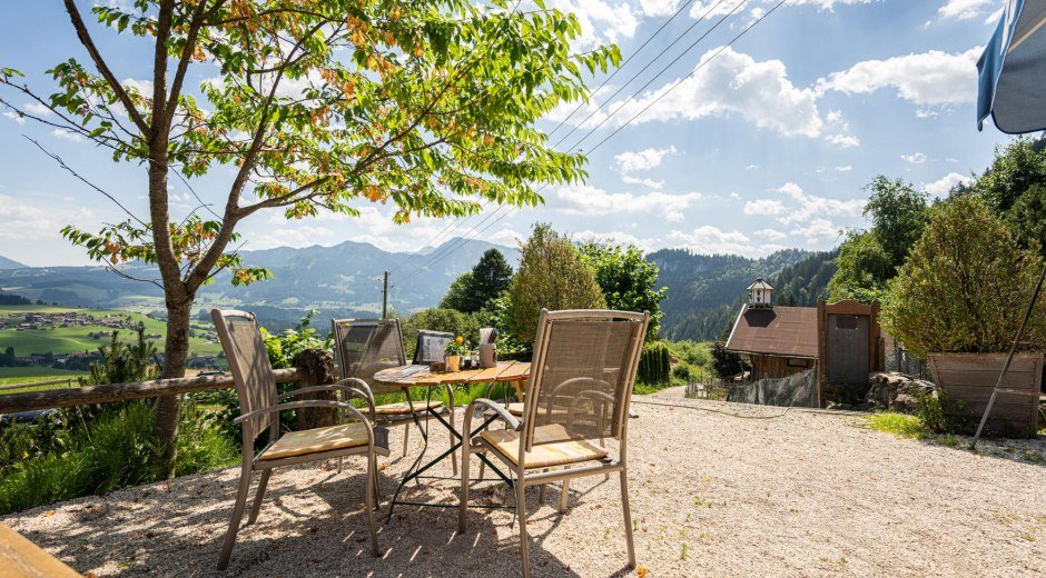 Restaurant Berghof Schwarzenberg - Terrasse © Tourismus Hörnerdörfer GmbH