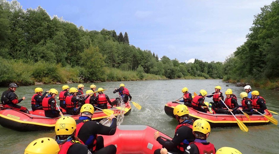 Wasserspaß beim Soft Rafting mit MAP-Erlebnis © MAP-Erlebnis