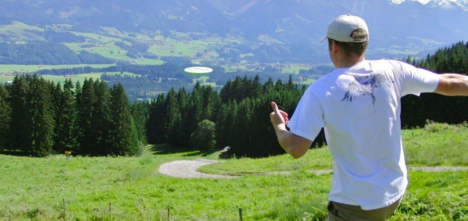 Disc Golf am Weltcup Express in Ofterschwang © Frizbee.at