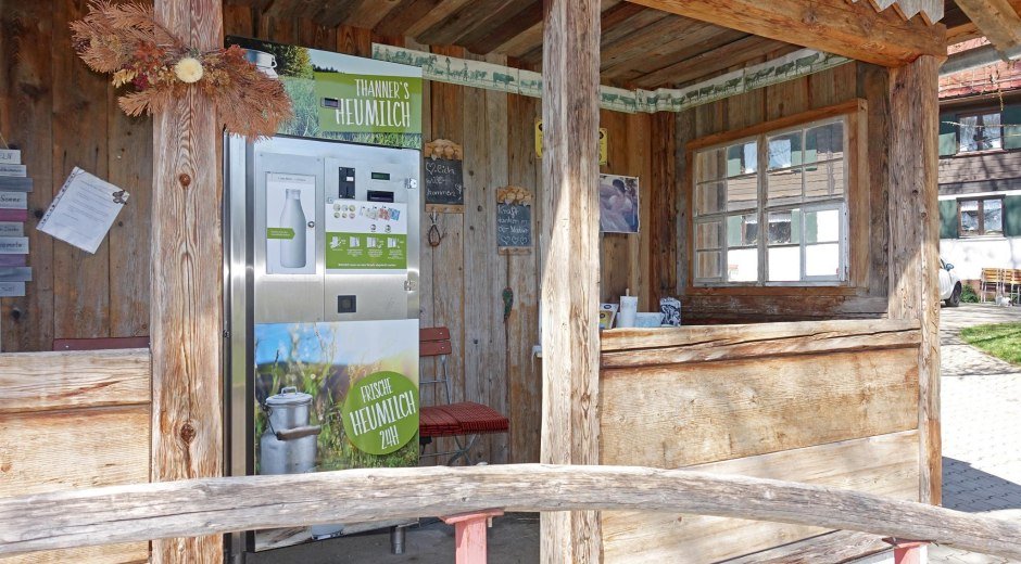 Milchtankstelle "Beim Thanner" © Tourismus_Hörnerdörfer_Mueller_Ulrike
