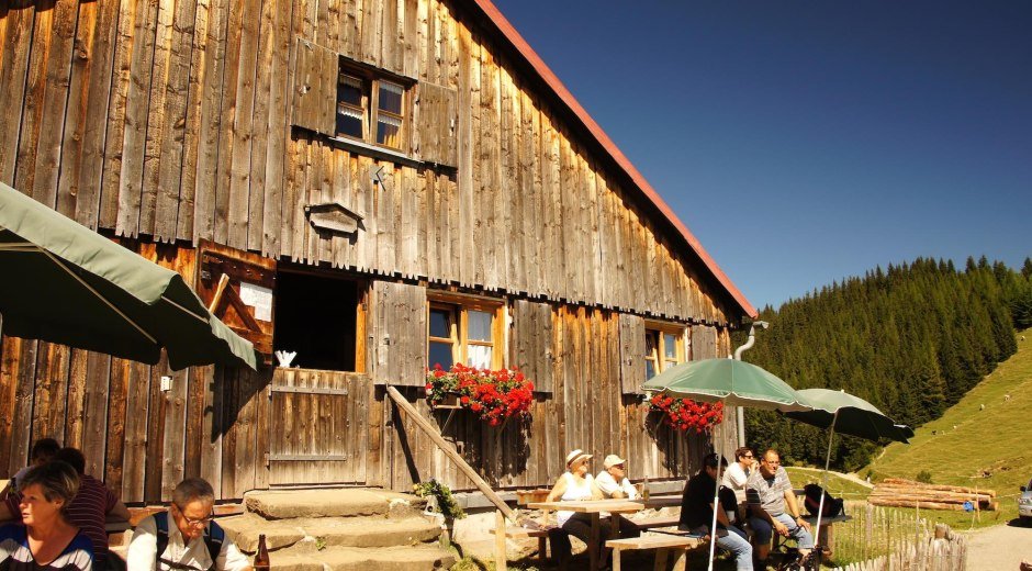 Fahnengehren Alpe in Ofterschwang im Allgäu © Tourismus Hörnerdörfer