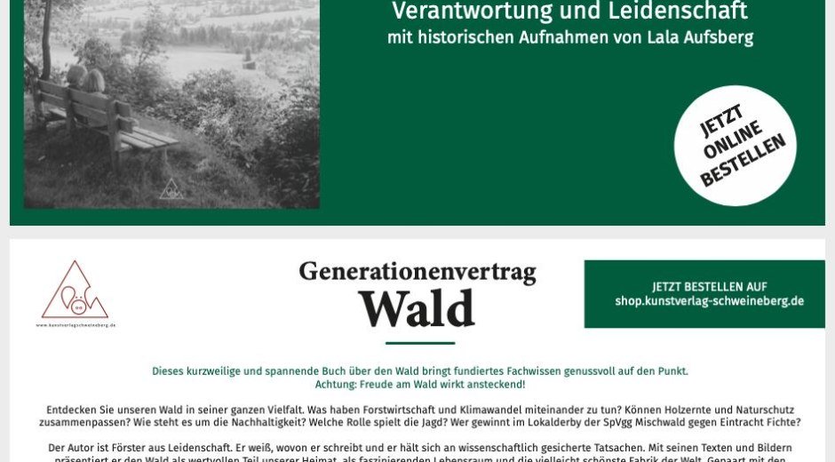 Generationenvertrag Wald mit historischen Bildern © Kunstverlag Schweineberg
