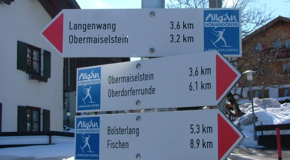 Oberdorfer Loipe - Langlaufen in Obermaiselstein