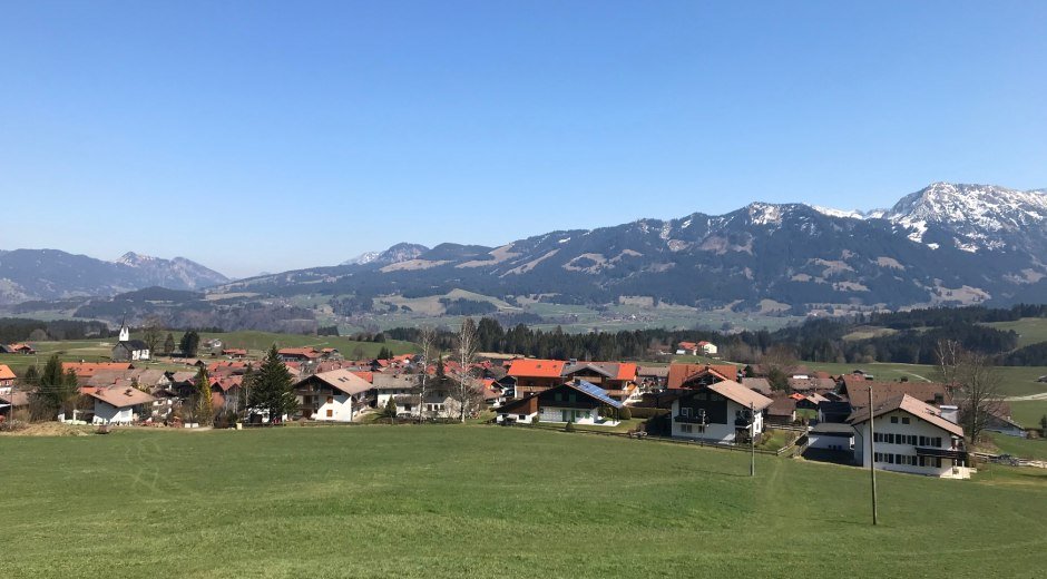 Blick auf den Hochwiesweg