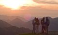 Sonnenuntergang am Riedberger Horn - Blick auf den Bodensee
