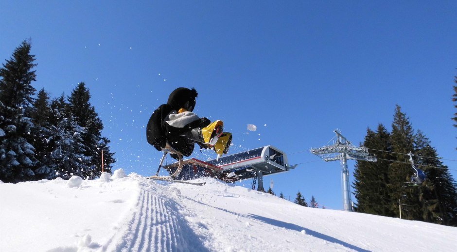 Maskottchen Bobo © Tourismus Hörnerdörfer, Skischule Ofterschwang