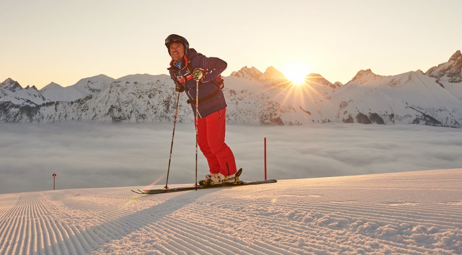 Besser kann ein Tag kaum beginnen © Oberstdorf / Kleinwalsertal Bergbahnen Fotograf: Christian Seitz