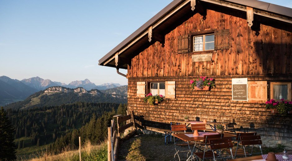 Obere Gund Alpe, am Fuße des Beslers © Tourismus Hörnerdörfer, F. Kjer