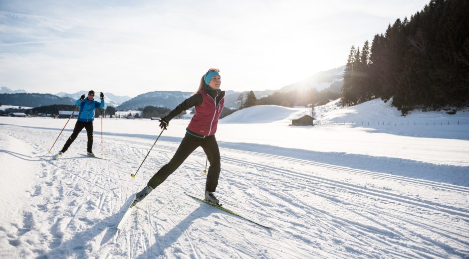 Langlaufen in den Hörnerdörfern © Tourismus Hörnerdörfer, F. Kjer