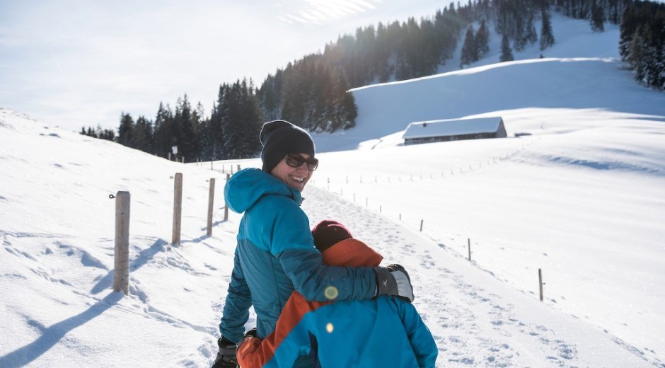 Winterurlaub in Ofterschwang im Allgäu © Tourismus Hörnerdörfer, F. Kjer