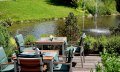 Speisegalerie - Sonnenterrasse direkt am Grundbach © Tourismus Hörnerdörfer, M. Felder