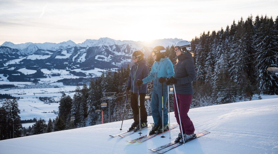 Top präparierte Pisten - Skigebiet Ofterschwang © Tourismus Hörnerdörfer, F. Kjer