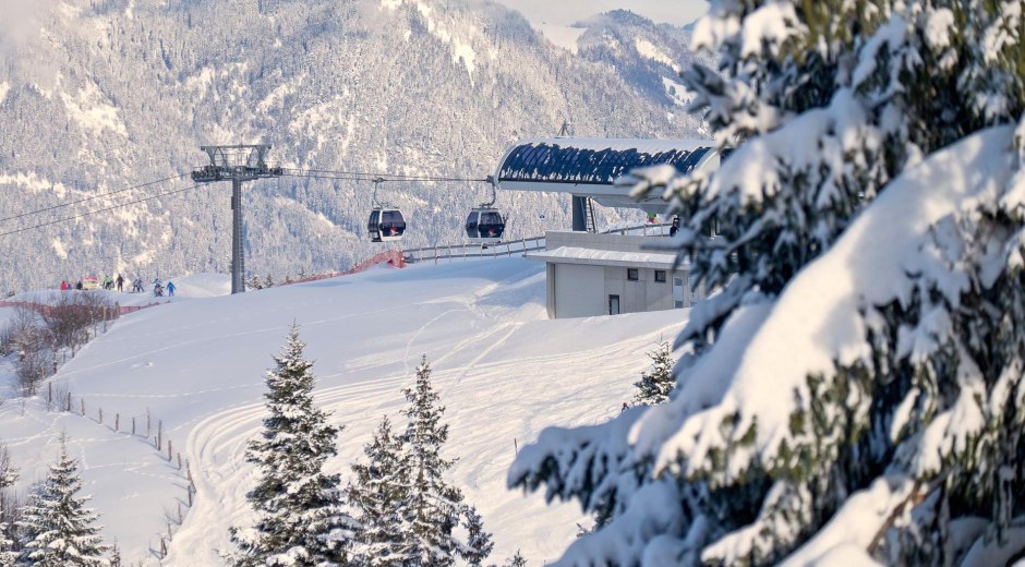 Skigebiet Ofterschwang - 8er Kabinenbahn © Tourismus Hörnerdörfer, ProVisionMedia
