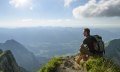 Blick vom Gipfel in die allgäuer Alpen © Alexander Rochau