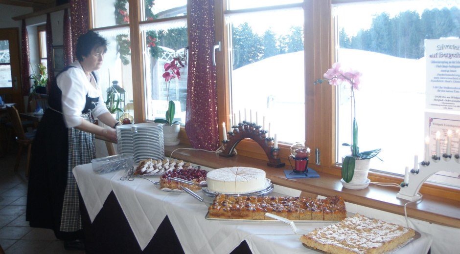 Leckere Kuchenauswahl im Berghof Schwarzenberg © Berghof Schwarzenberg