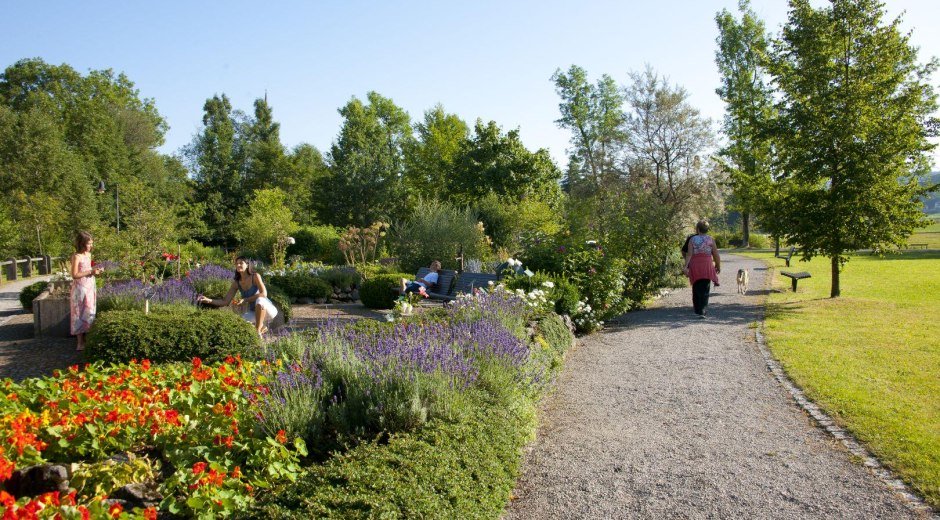 Der Kräutergarten in Fischen liegt ganz idyllisch © Tourismus Hörnerdörfer, G. Eichholzer