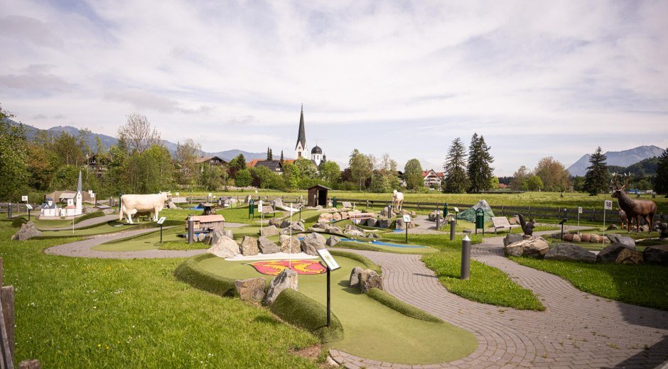 Erlebnis-Golf Minigolf, Fischen i. Allgäu © Tourismus Hörnerdörfer GmbH