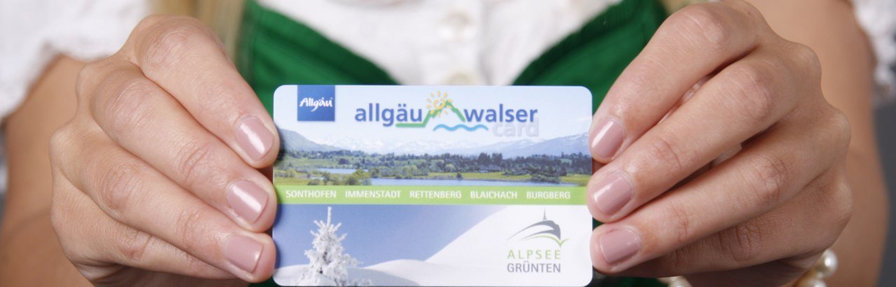 Allgäu-Walser-Card - Karte © Oberallgäu Tourismus Service GmbH